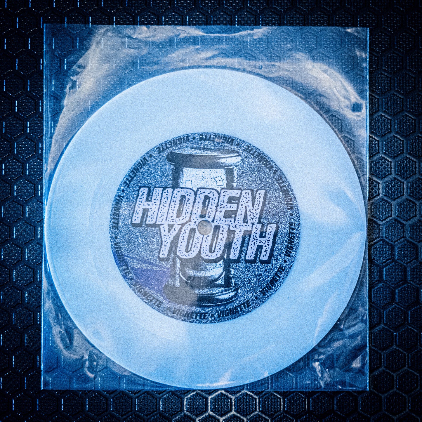 HIDDEN YOUTH – VIGNETTE (6” WHITE LATHE CUT VINYL)